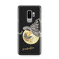 Personalised Witchy Moon Samsung Galaxy S9 Plus Case on Silver phone