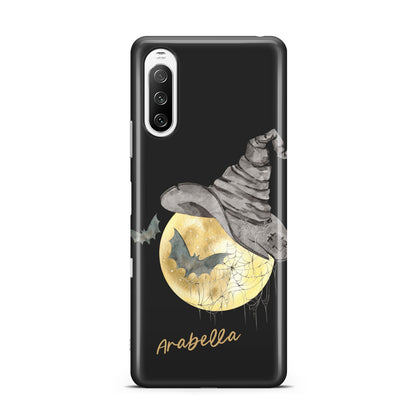 Personalised Witchy Moon Sony Xperia 10 III Case