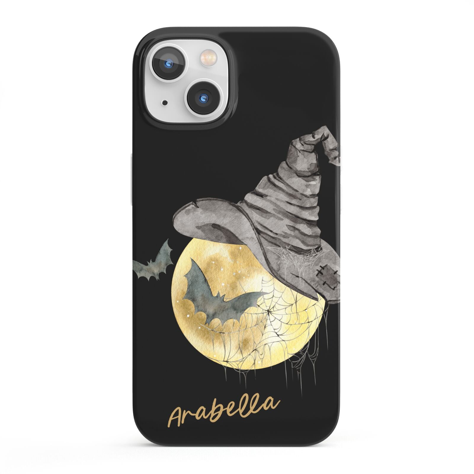 Personalised Witchy Moon iPhone 13 Full Wrap 3D Snap Case