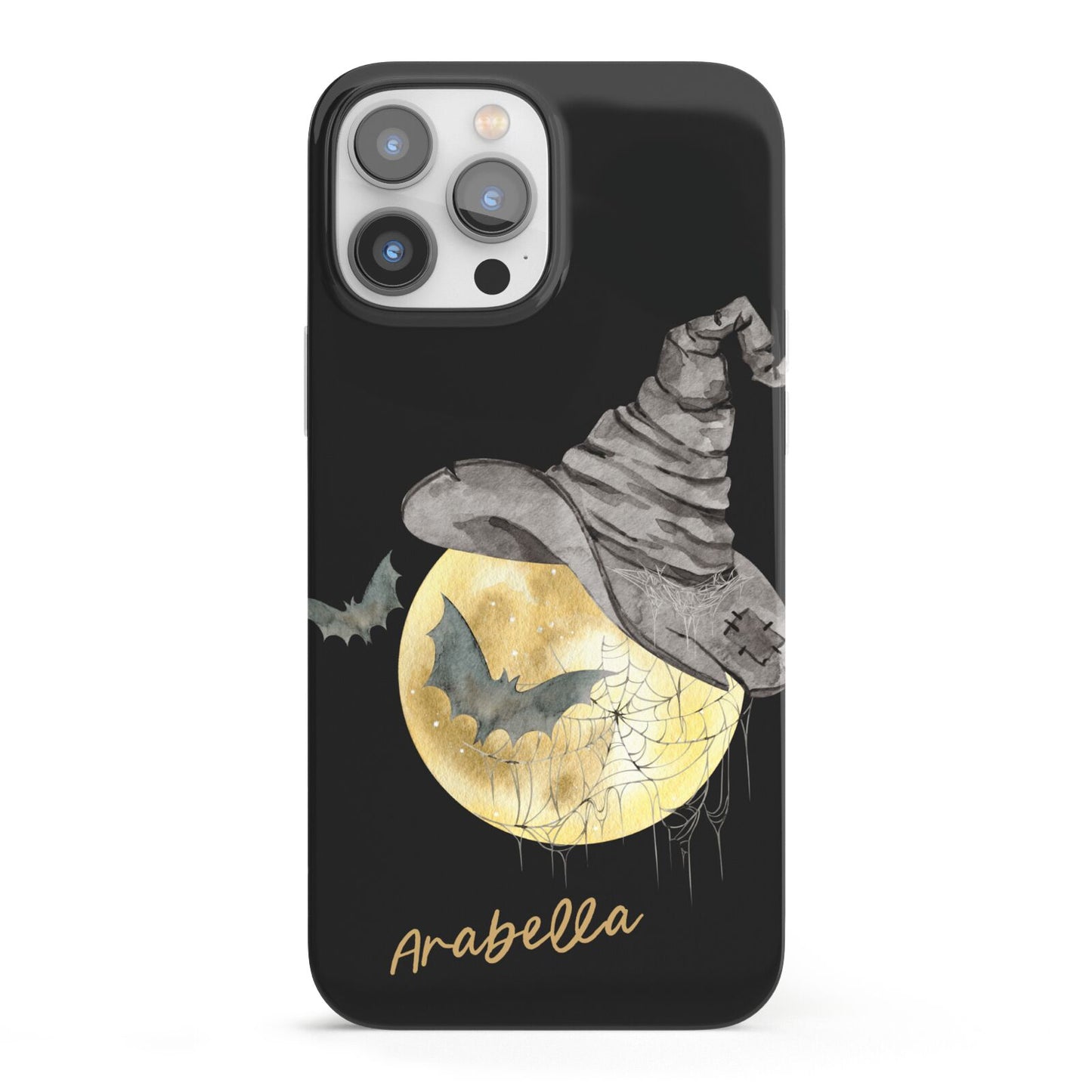 Personalised Witchy Moon iPhone 13 Pro Max Full Wrap 3D Snap Case