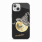 Personalised Witchy Moon iPhone 13 TPU Impact Case with White Edges