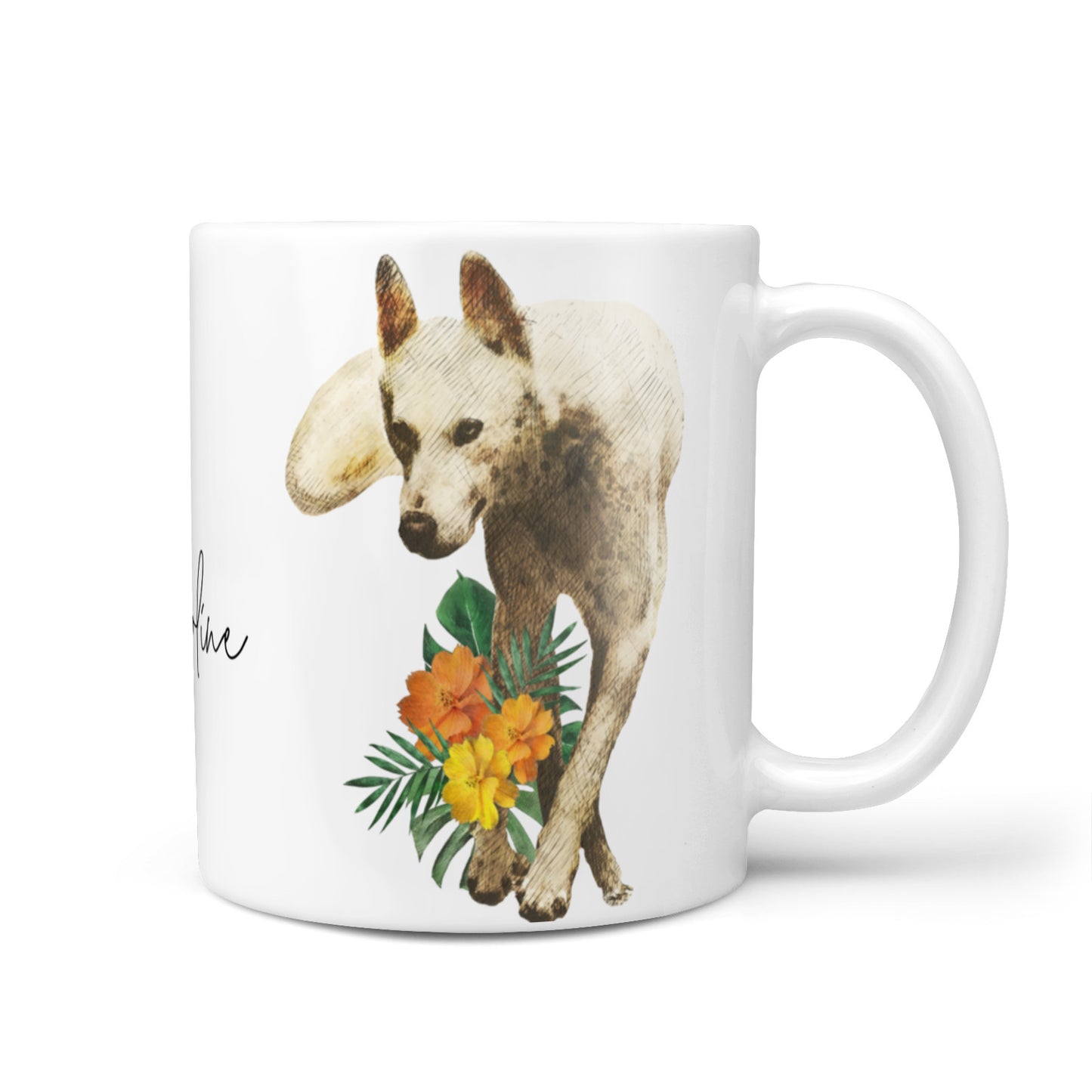 Personalised Wolf 10oz Mug