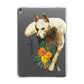 Personalised Wolf Apple iPad Grey Case