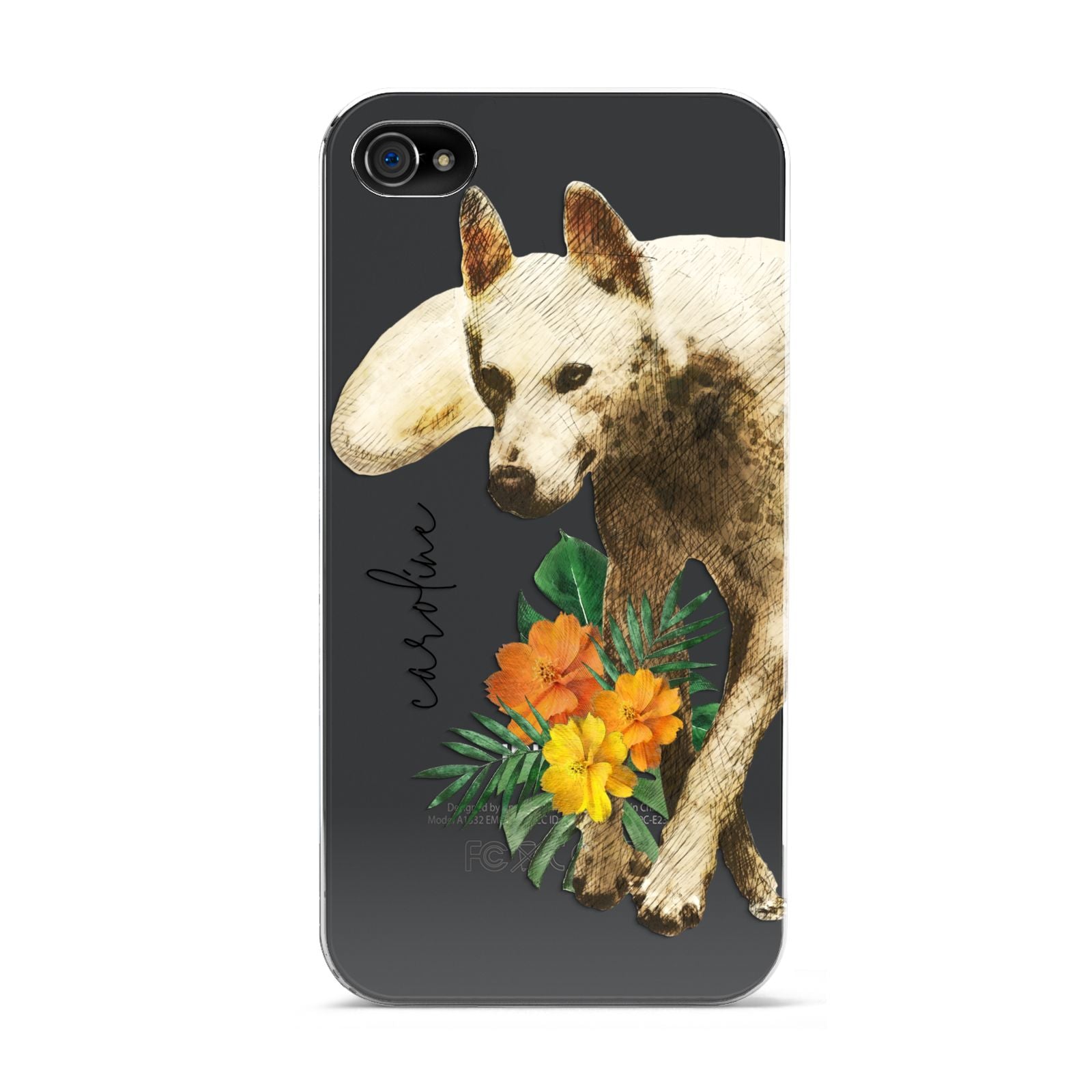 Personalised Wolf Apple iPhone 4s Case