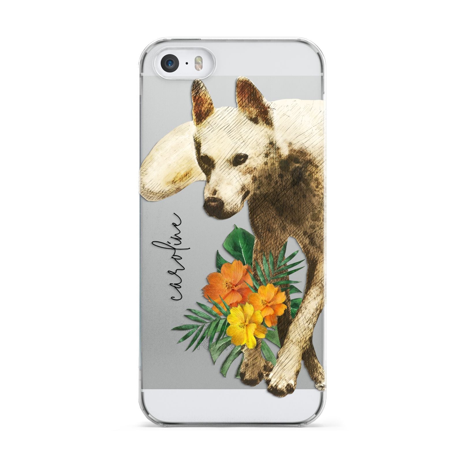 Personalised Wolf Apple iPhone 5 Case