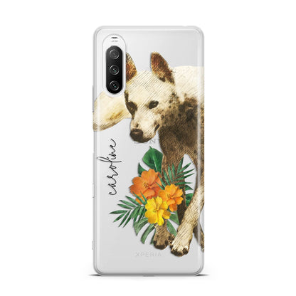 Personalised Wolf Sony Xperia 10 III Case