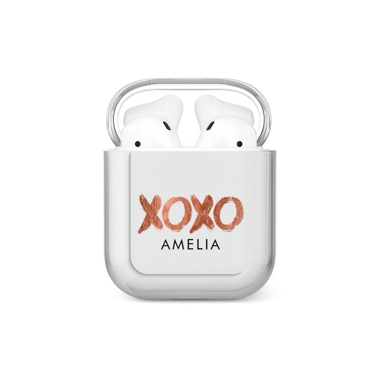 Personalised Xoxo Custom Name Or Initials AirPods Case