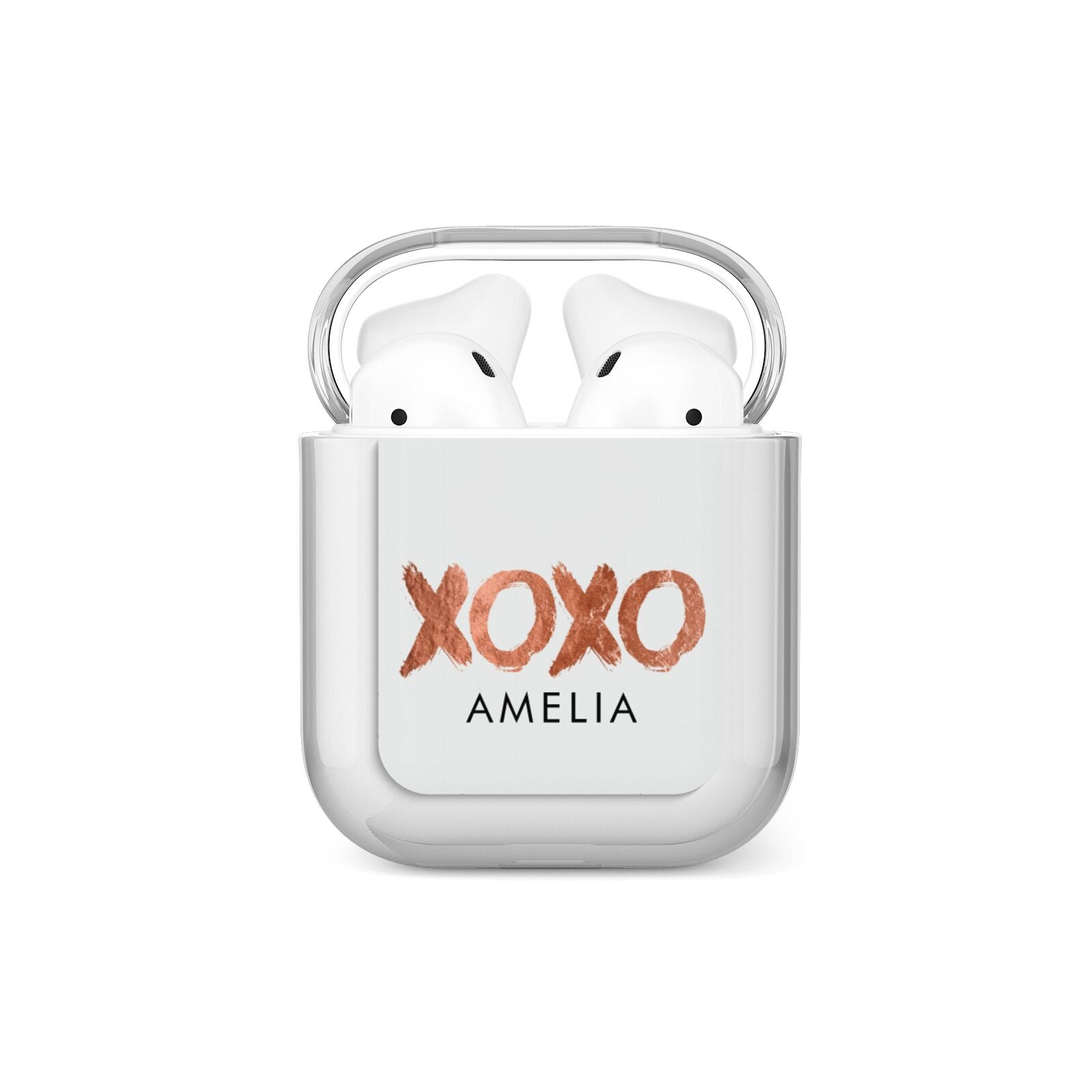 Personalised Xoxo Custom Name Or Initials AirPods Case