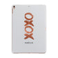 Personalised Xoxo Custom Name Or Initials Apple iPad Rose Gold Case