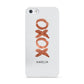Personalised Xoxo Custom Name Or Initials Apple iPhone 5 Case