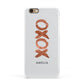 Personalised Xoxo Custom Name Or Initials Apple iPhone 6 3D Snap Case