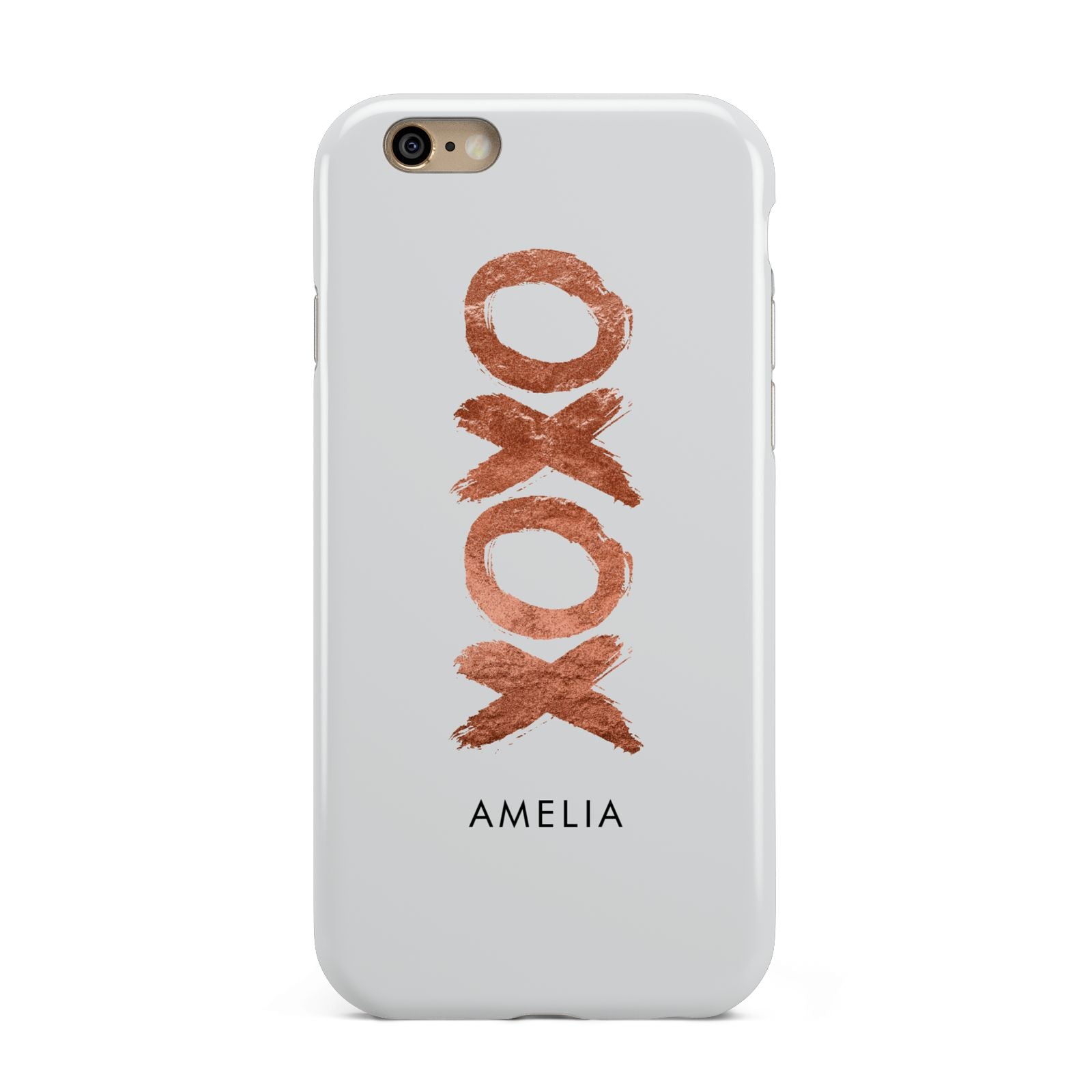 Personalised Xoxo Custom Name Or Initials Apple iPhone 6 3D Tough Case