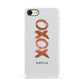 Personalised Xoxo Custom Name Or Initials Apple iPhone 7 8 3D Snap Case