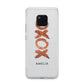 Personalised Xoxo Custom Name Or Initials Huawei Mate 20 Pro Phone Case