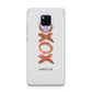 Personalised Xoxo Custom Name Or Initials Huawei Mate 20X Phone Case