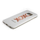 Personalised Xoxo Custom Name Or Initials Protective Samsung Galaxy Case Angled Image