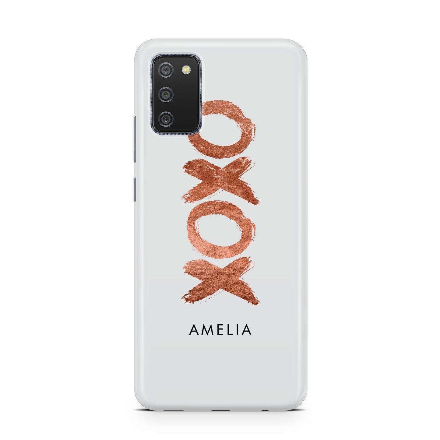 Personalised Xoxo Custom Name Or Initials Samsung A02s Case