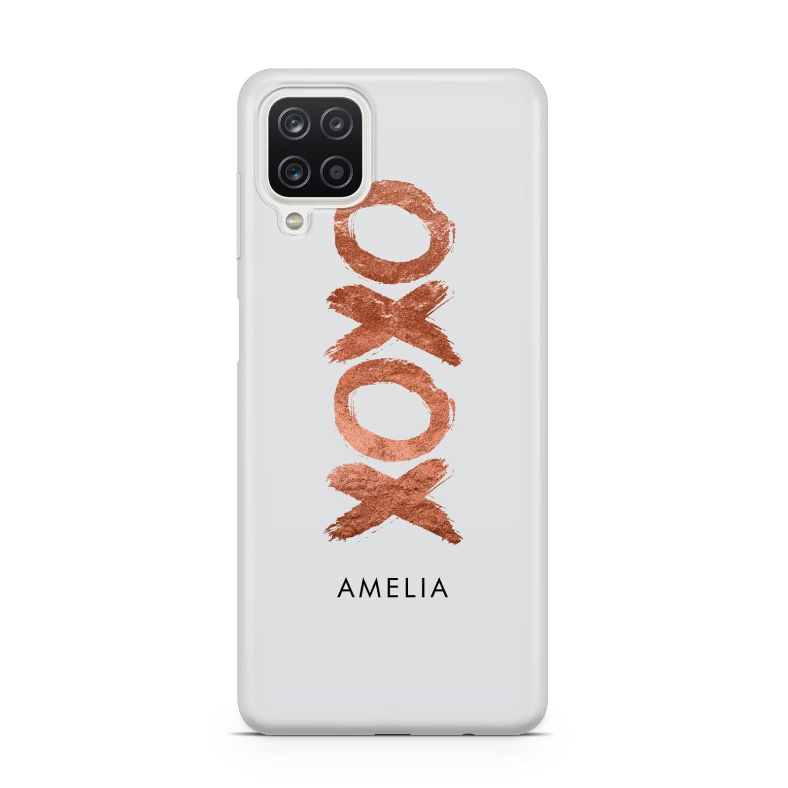 Personalised Xoxo Custom Name Or Initials Samsung A12 Case