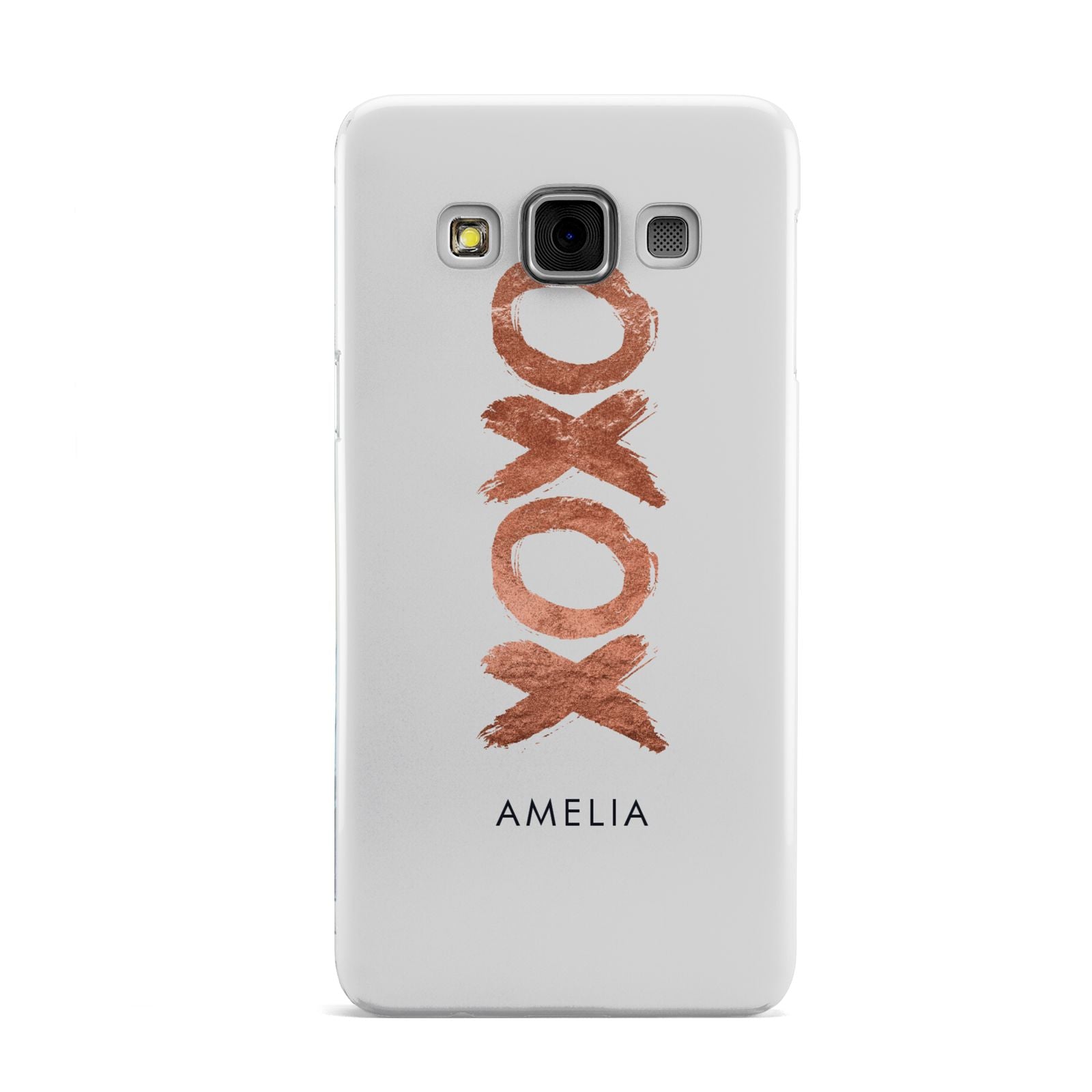 Personalised Xoxo Custom Name Or Initials Samsung Galaxy A3 Case