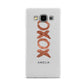 Personalised Xoxo Custom Name Or Initials Samsung Galaxy A5 Case