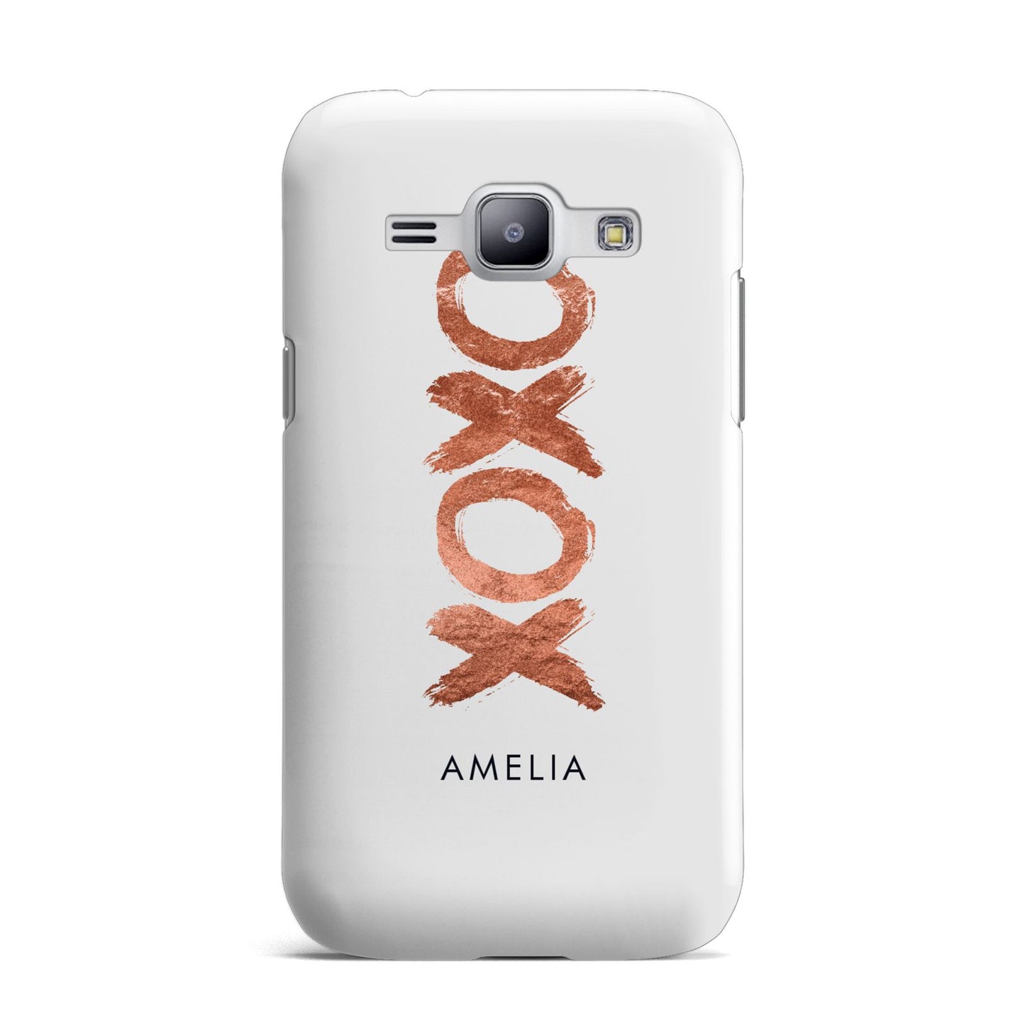 Personalised Xoxo Custom Name Or Initials Samsung Galaxy J1 2015 Case