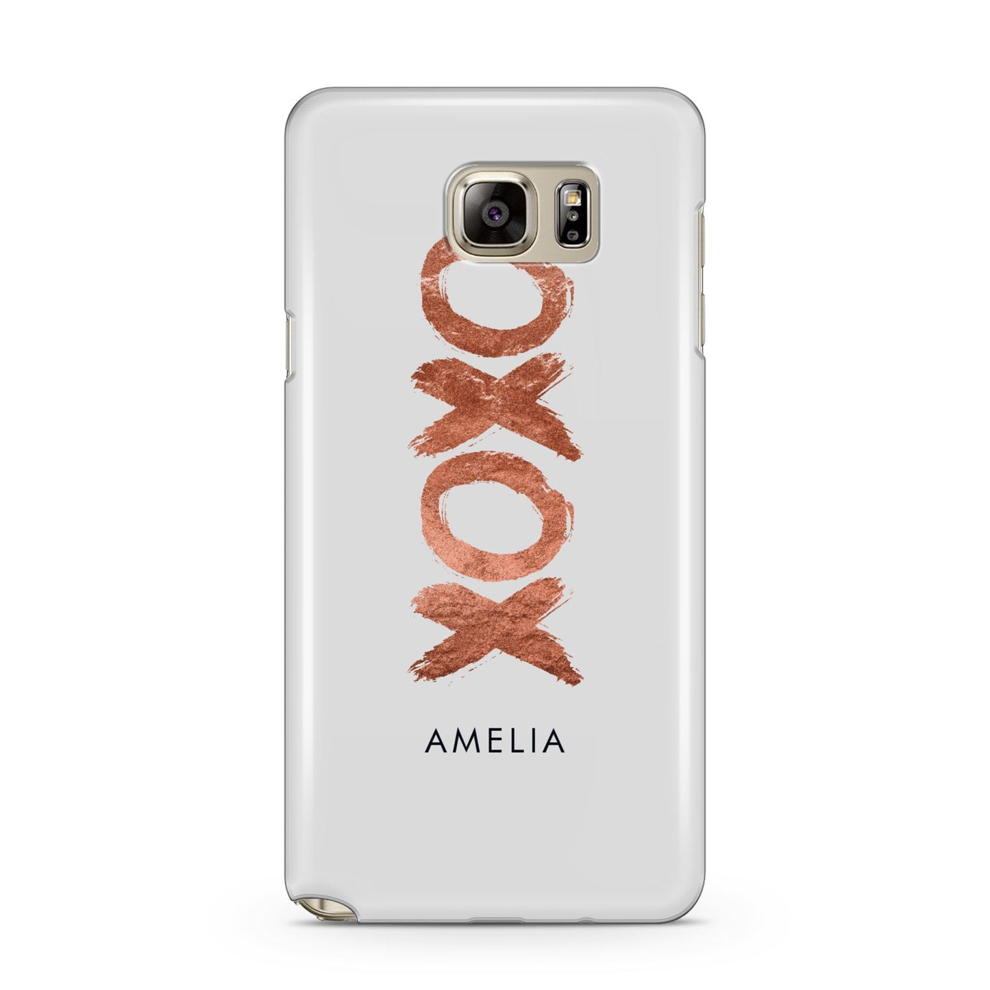 Personalised Xoxo Custom Name Or Initials Samsung Galaxy Note 5 Case