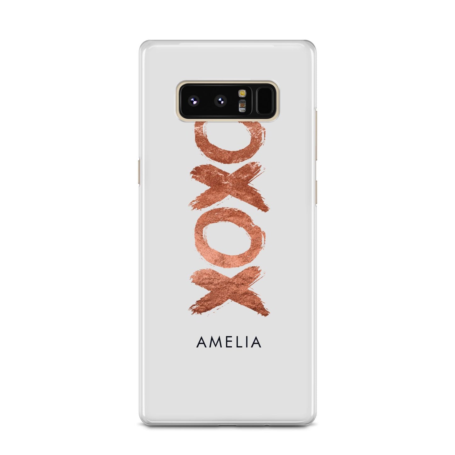 Personalised Xoxo Custom Name Or Initials Samsung Galaxy Note 8 Case