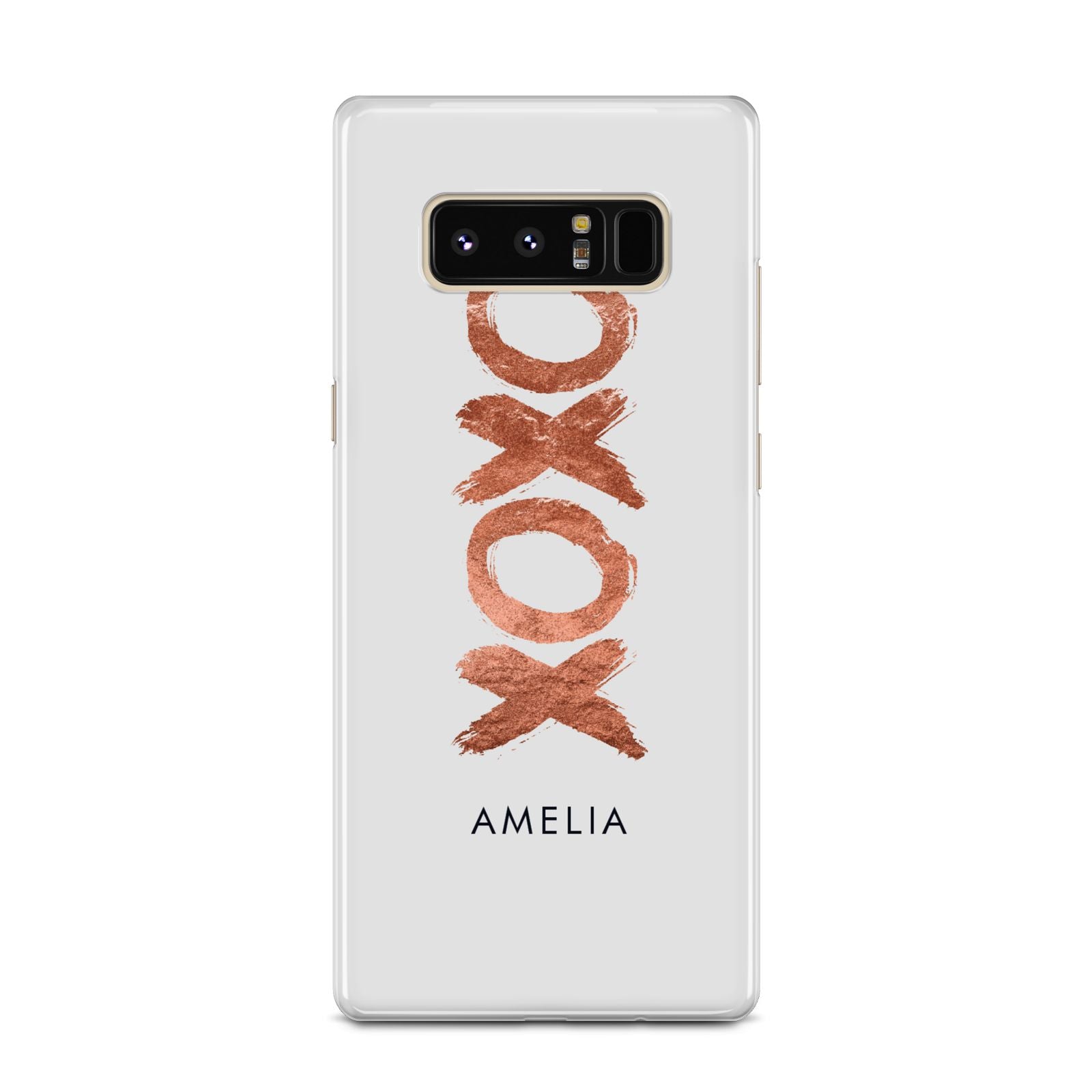 Personalised Xoxo Custom Name Or Initials Samsung Galaxy Note 8 Case
