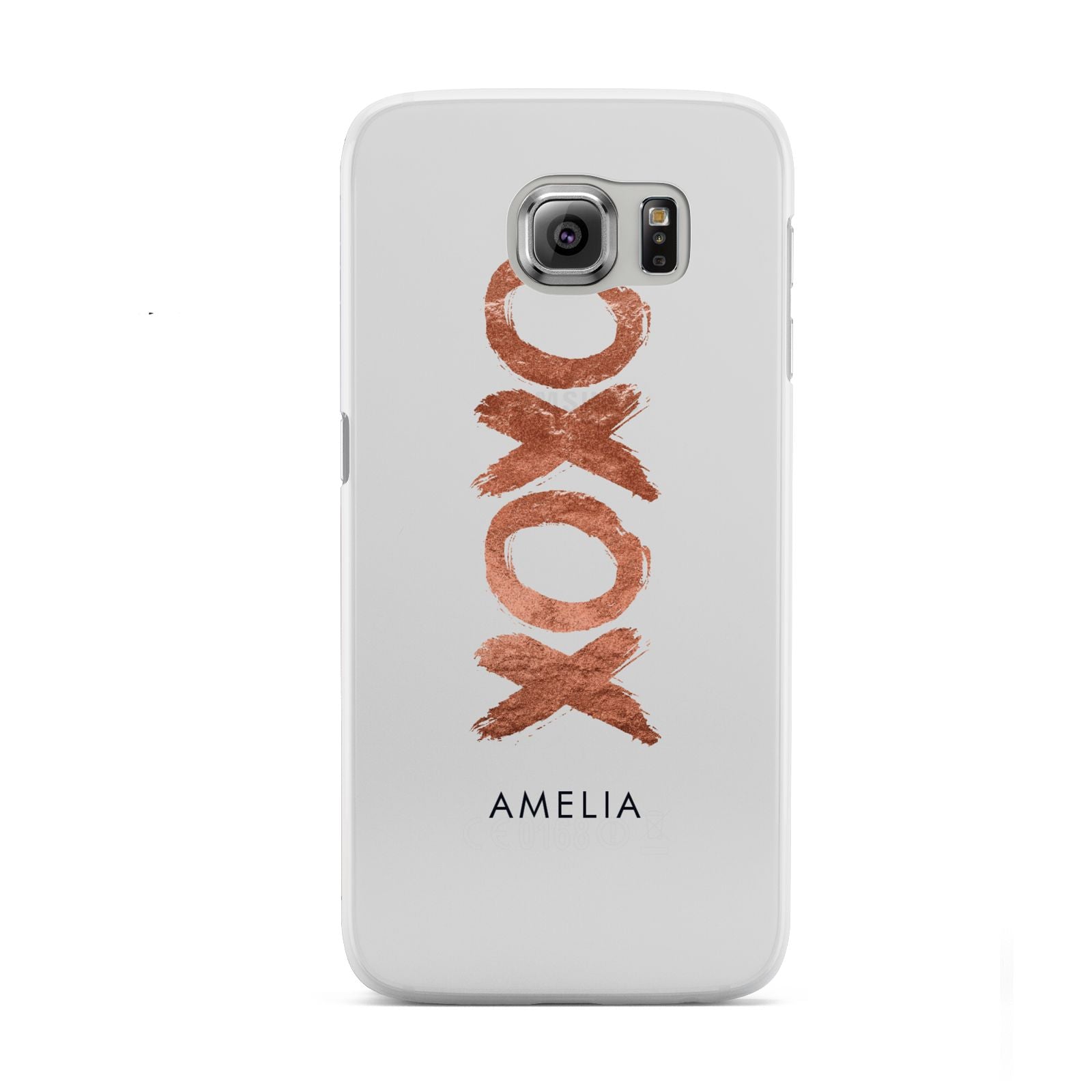 Personalised Xoxo Custom Name Or Initials Samsung Galaxy S6 Case