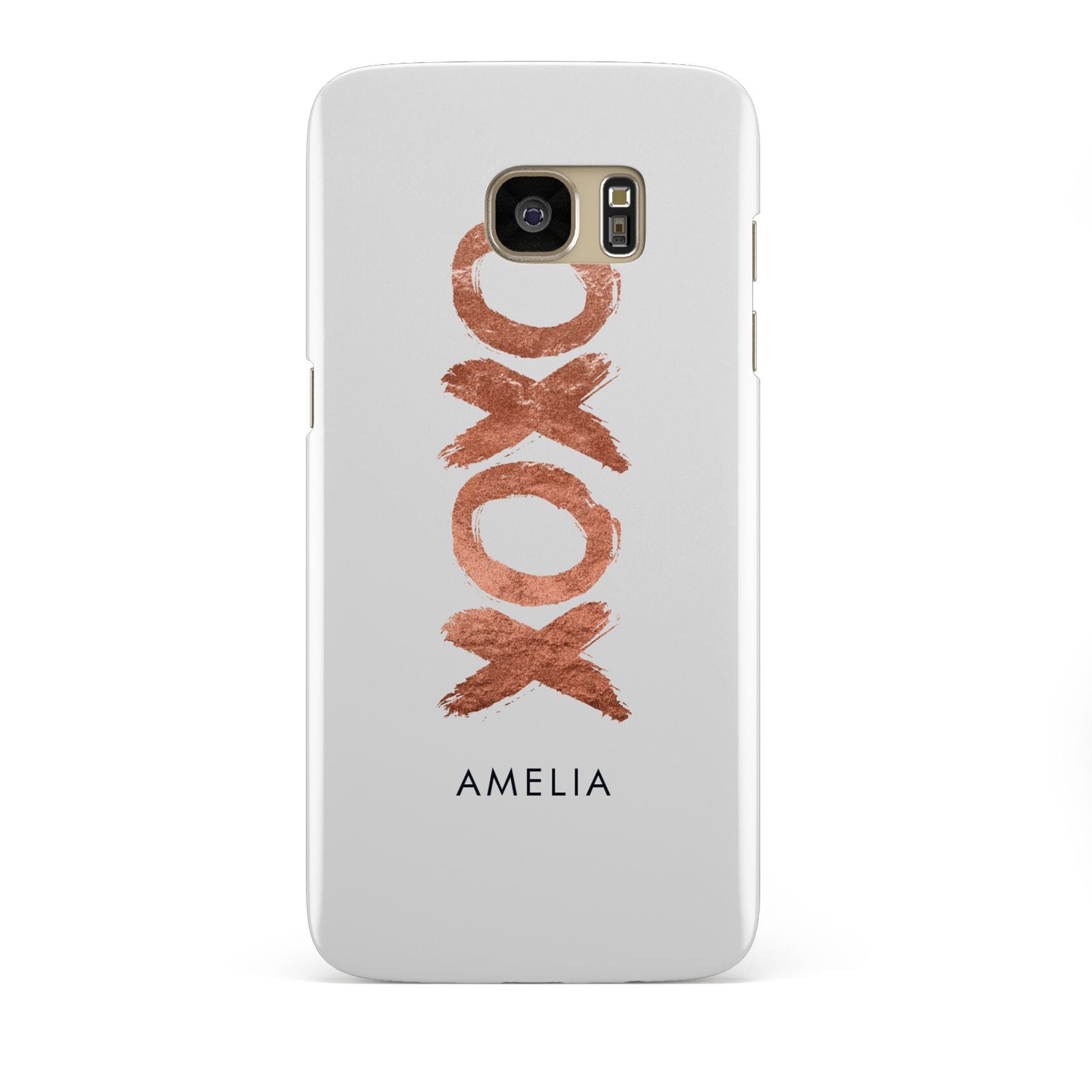 Personalised Xoxo Custom Name Or Initials Samsung Galaxy S7 Edge Case