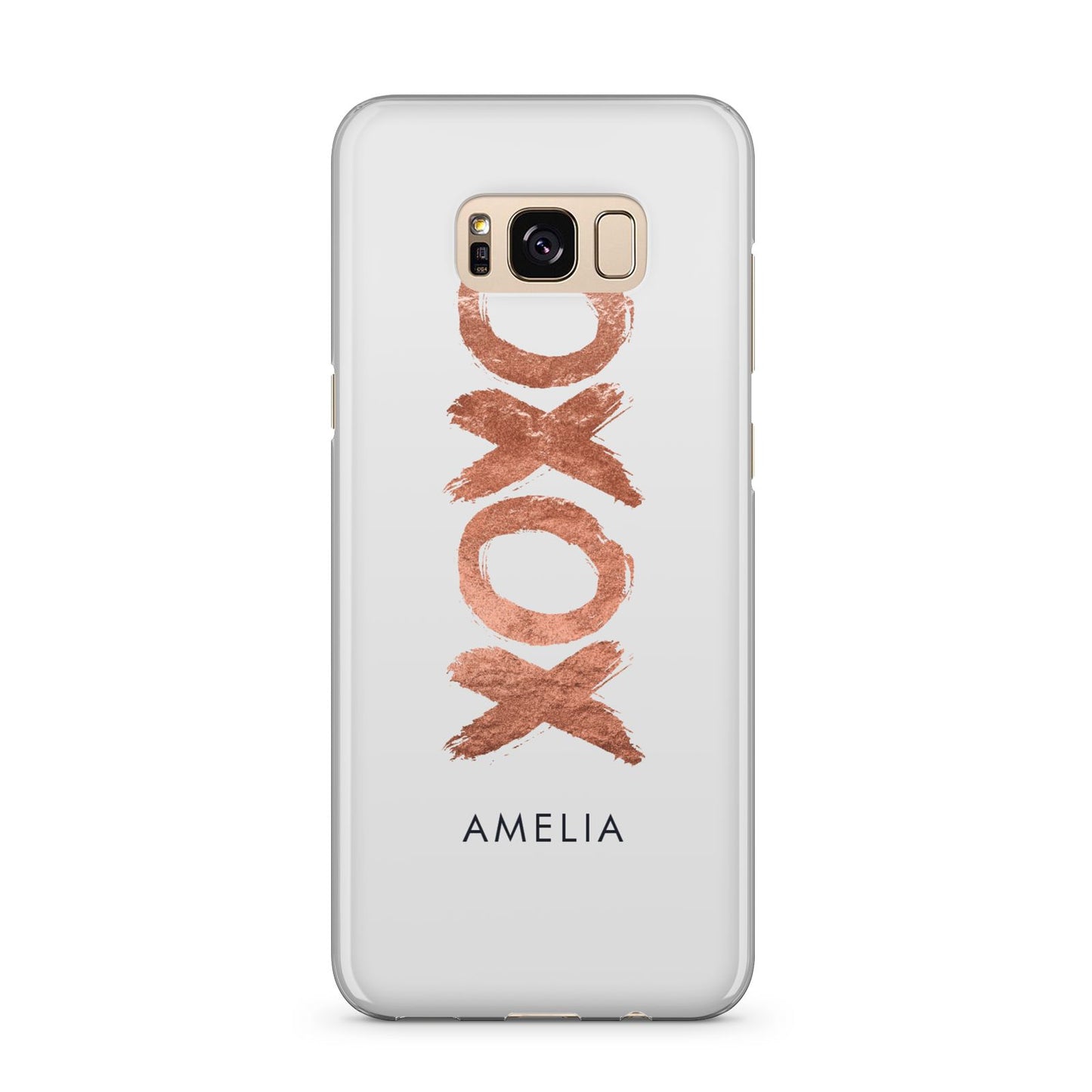 Personalised Xoxo Custom Name Or Initials Samsung Galaxy S8 Plus Case