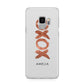 Personalised Xoxo Custom Name Or Initials Samsung Galaxy S9 Case