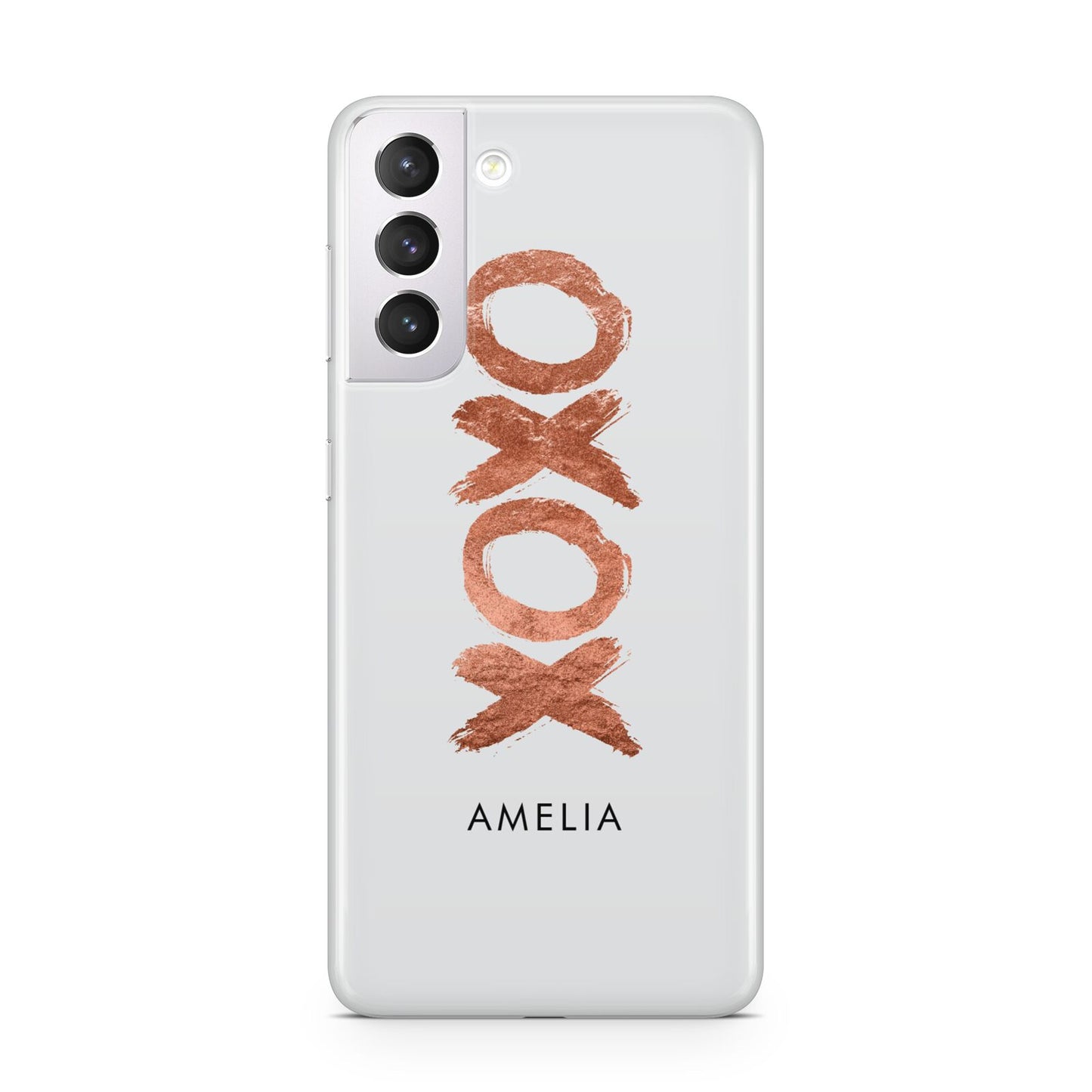 Personalised Xoxo Custom Name Or Initials Samsung S21 Case