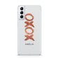 Personalised Xoxo Custom Name Or Initials Samsung S21 Plus Phone Case