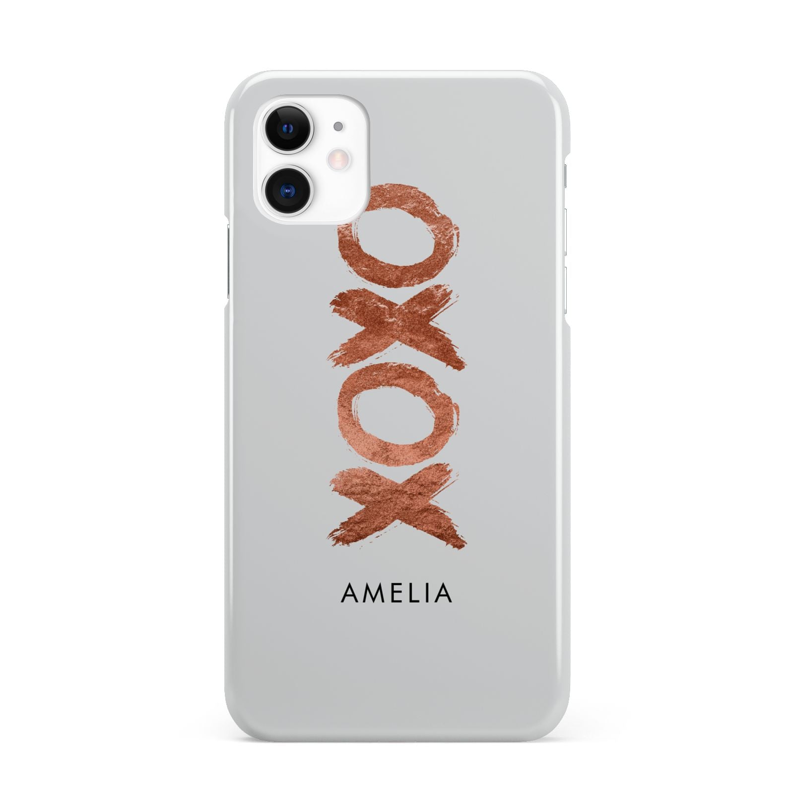 Personalised Xoxo Custom Name Or Initials iPhone 11 3D Snap Case