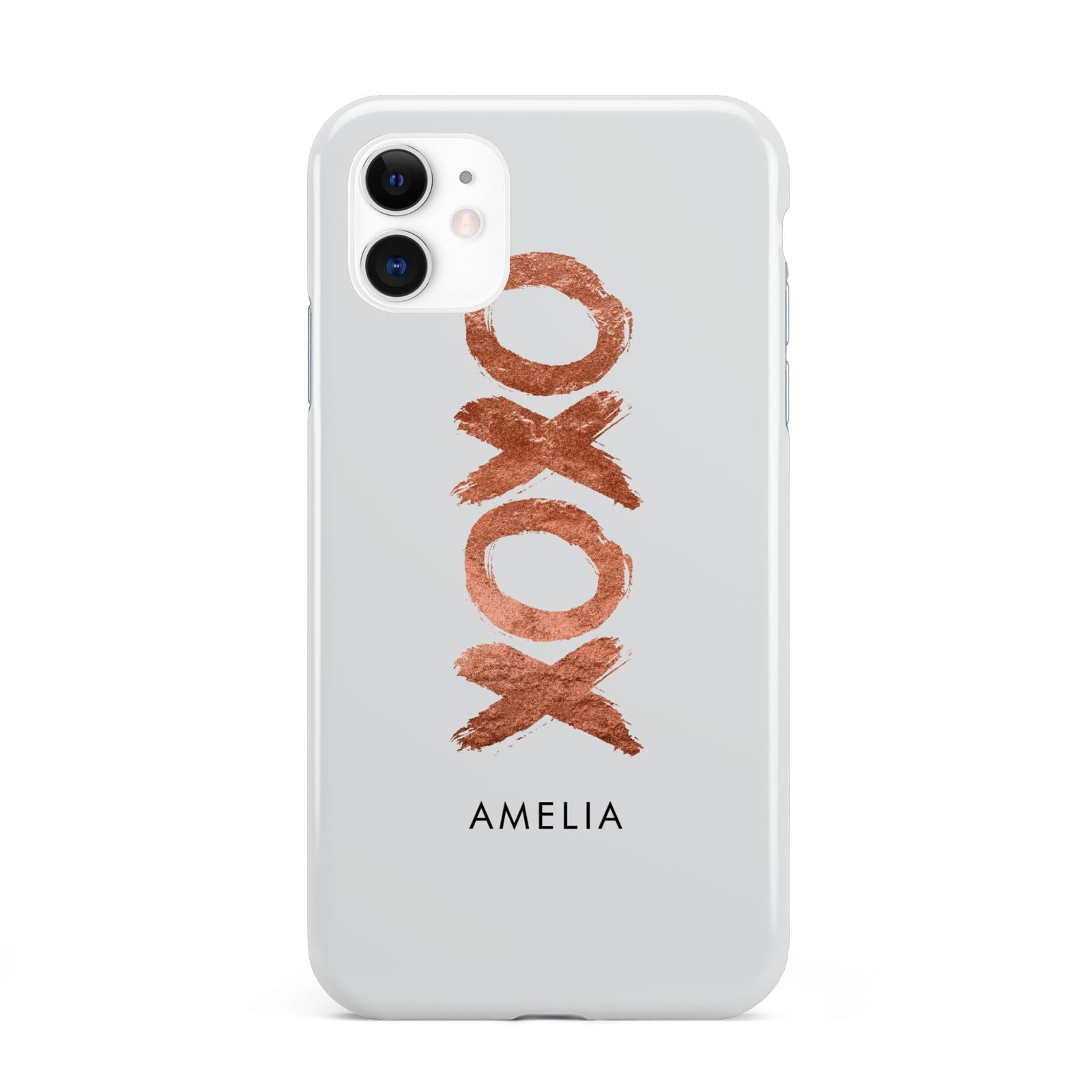 Personalised Xoxo Custom Name Or Initials iPhone 11 3D Tough Case