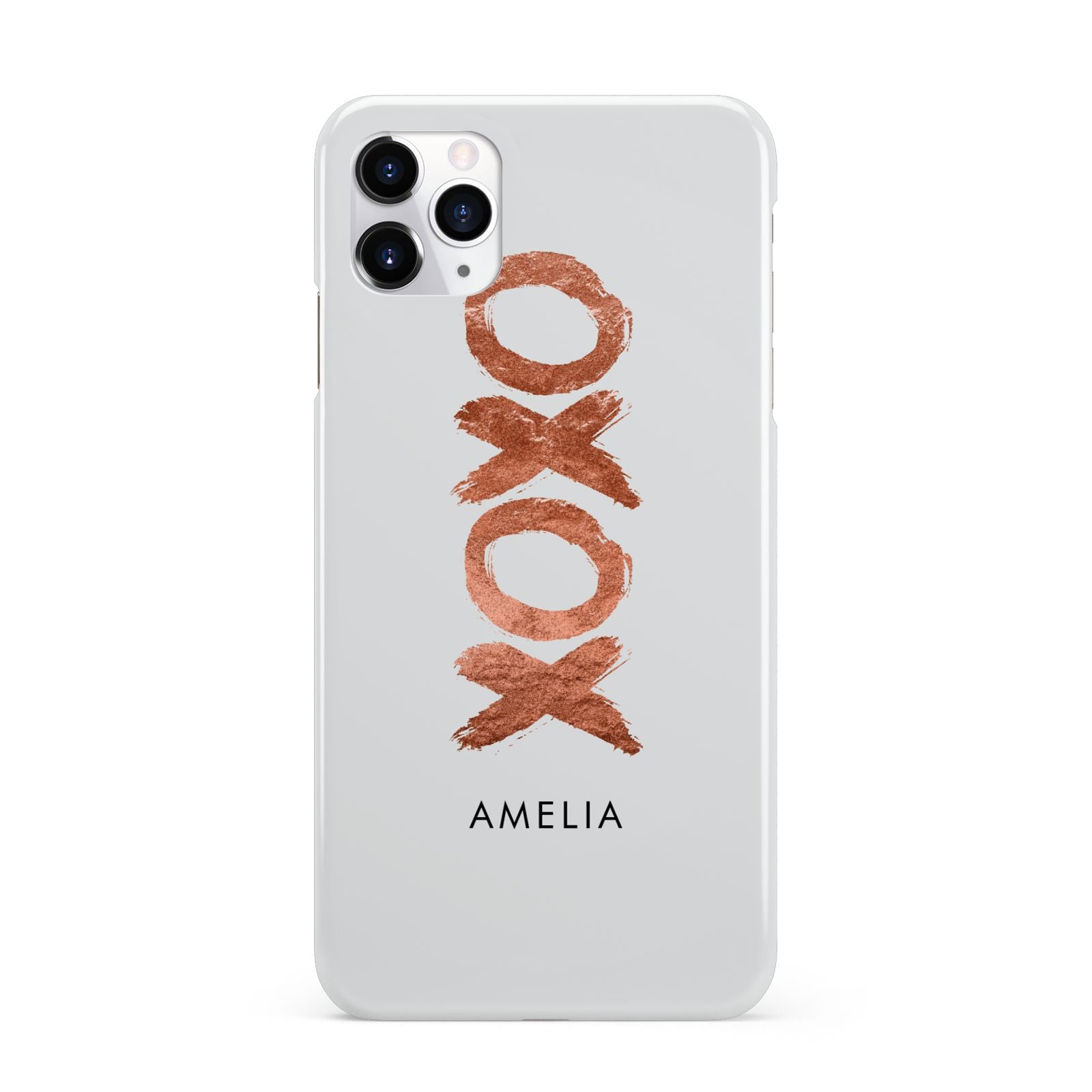 Personalised Xoxo Custom Name Or Initials iPhone 11 Pro Max 3D Snap Case