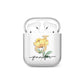 Personalised Yellow Flowers AirPods Case