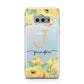 Personalised Yellow Flowers Samsung Galaxy S10E Case
