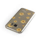 Personalised Yellow Lily Samsung Galaxy Case Front Close Up