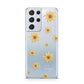 Personalised Yellow Lily Samsung S21 Ultra Case