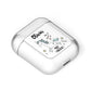Personalised You Are Magical Unicorn AirPods Case Laid Flat