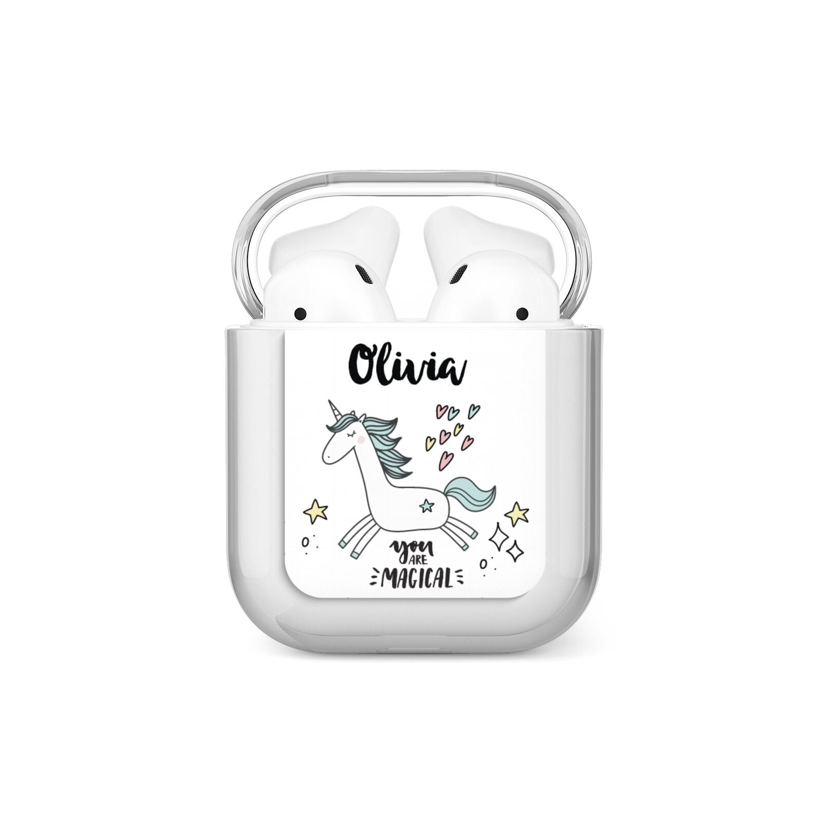 Personalised You Are Magical Unicorn AirPods Case