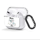 Personalised You Are Magical Unicorn AirPods Clear Case 3rd Gen Side Image
