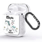 Personalised You Are Magical Unicorn AirPods Glitter Case Side Image