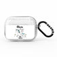 Personalised You Are Magical Unicorn AirPods Pro Glitter Case
