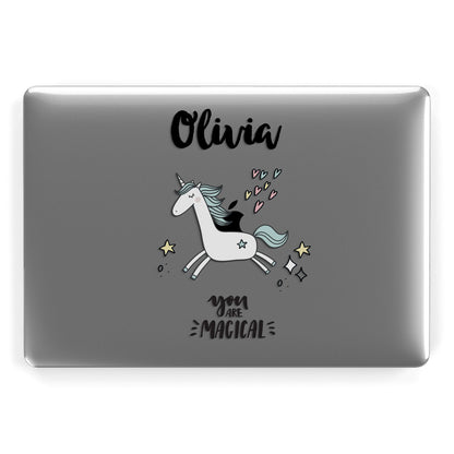Personalised You Are Magical Unicorn Apple MacBook Case