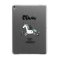Personalised You Are Magical Unicorn Apple iPad Grey Case