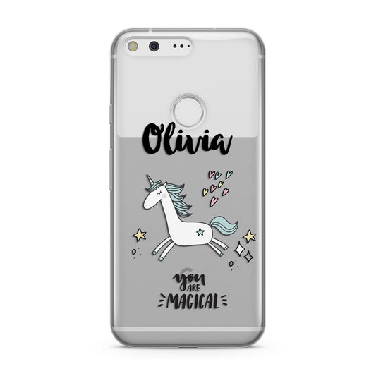 Personalised You Are Magical Unicorn Google Pixel Case