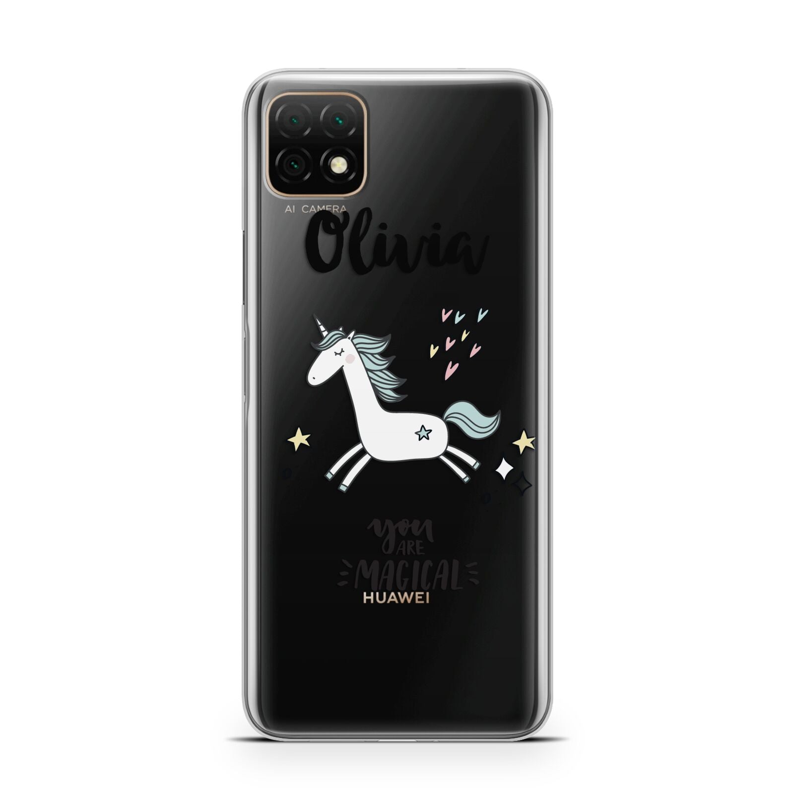 Personalised You Are Magical Unicorn Huawei Enjoy 20 Phone Case